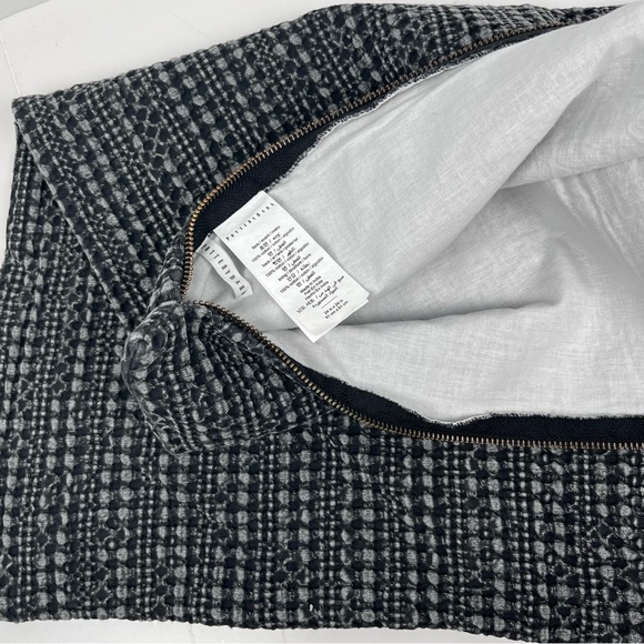 Pottery Barn Pillow Cover 24” Black Honeycomb Zipper Cotton Lined Euro - Picture 8 of 11